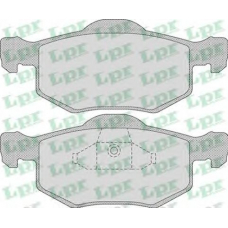05P1091 LPR Комплект тормозных колодок, дисковый тормоз