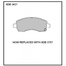 ADB3421 Allied Nippon Тормозные колодки