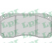 05P1153 LPR Комплект тормозных колодок, дисковый тормоз