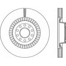 BDR2348.20 OPEN PARTS Тормозной диск