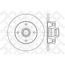 6020-9935-SX STELLOX Тормозной диск