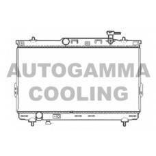 104069 AUTOGAMMA Радиатор, охлаждение двигателя