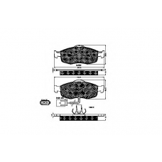 31876 SPIDAN Комплект тормозных колодок, дисковый тормоз