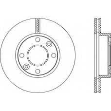 BDA2250.20 OPEN PARTS Тормозной диск