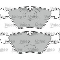 598616 VALEO Комплект тормозных колодок, дисковый тормоз