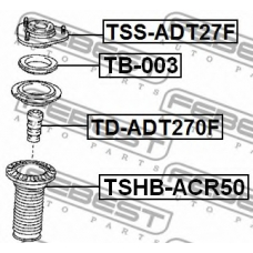 TSS-ADT27F FEBEST Подвеска, амортизатор