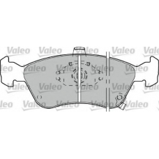 598307 VALEO Комплект тормозных колодок, дисковый тормоз
