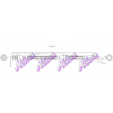 H6603 Brovex-Nelson Тормозной шланг