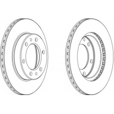 DDF347-1 FERODO Тормозной диск