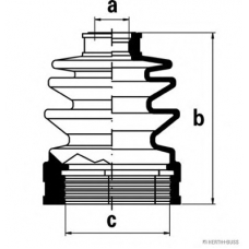 J2888010 HERTH+BUSS JAKOPARTS Комплект пылника, приводной вал