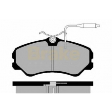 PA520 BRAKE ENGINEERING Комплект тормозных колодок, дисковый тормоз