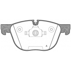 BPA1297.00 OPEN PARTS Комплект тормозных колодок, дисковый тормоз