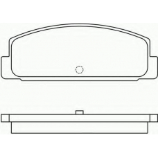 2003101 TEXTAR Комплект тормозных колодок, дисковый тормоз