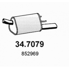 34.7079 ASSO Глушитель выхлопных газов конечный