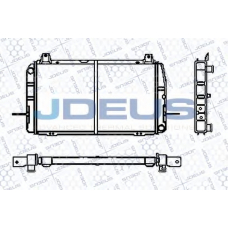 RA0120382 JDEUS Радиатор, охлаждение двигателя