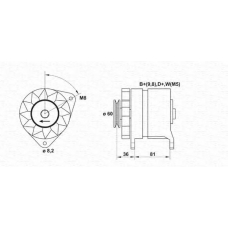 054022275010 MAGNETI MARELLI Генератор