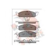 RB1339 R BRAKE Комплект тормозных колодок, дисковый тормоз