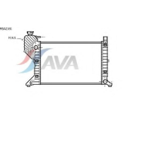 MSA2181 GERI Радиатор, охлаждение двигател