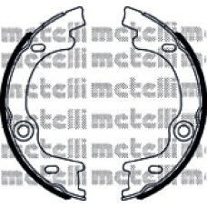 53-0505 METELLI Комплект тормозных колодок, стояночная тормозная с