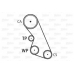 614552 VALEO Водяной насос + комплект зубчатого ремня