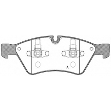 BPA1179.00 OPEN PARTS Комплект тормозных колодок, дисковый тормоз