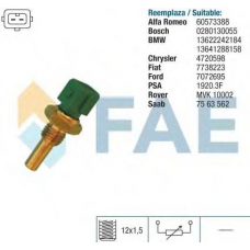 33600 FAE Датчик, температура охлаждающей жидкости; Датчик, 