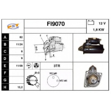 FI9070 SNRA Стартер