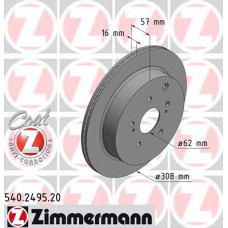 540.2495.20 ZIMMERMANN Тормозной диск