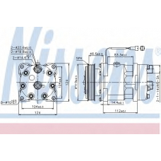 89171 NISSENS Компрессор, кондиционер