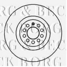BBD4128 BORG & BECK Тормозной диск