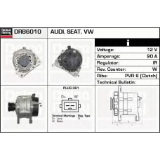 DRB6010 DELCO REMY Генератор