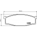 2458501 TEXTAR Комплект тормозных колодок, дисковый тормоз