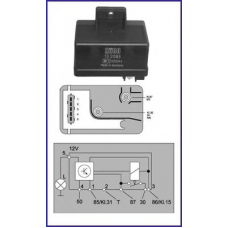 132083 HITACHI Реле, система накаливания