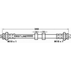 FBH7082 FIRST LINE Тормозной шланг