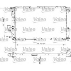 730536 VALEO Радиатор, охлаждение двигателя