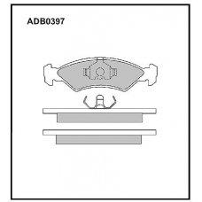 ADB0397 Allied Nippon Тормозные колодки