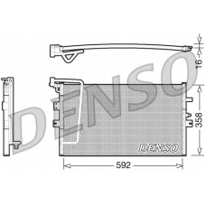 DCN25002 DENSO Конденсатор, кондиционер