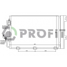 PR 5052C1 PROFIT Конденсатор, кондиционер