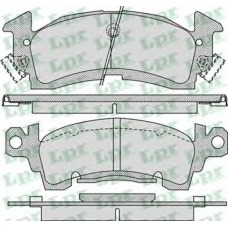 05P1032 LPR Комплект тормозных колодок, дисковый тормоз