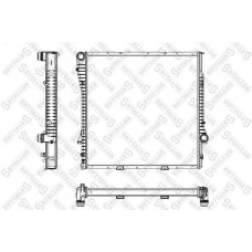 10-25166-SX STELLOX Радиатор, охлаждение двигателя