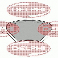 LP1188 DELPHI Комплект тормозных колодок, дисковый тормоз