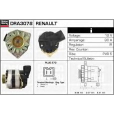 DRA3078 DELCO REMY Генератор