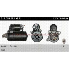 22-318-059-092 TRISCAN Стартер