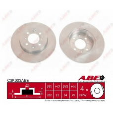 C3K003ABE ABE Тормозной диск