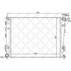 10-26618-SX STELLOX Радиатор, охлаждение двигателя