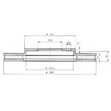 BDC4414 QUINTON HAZELL Тормозной диск