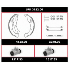 SPK 3152.00 ROADHOUSE Комплект тормозов, барабанный тормозной механизм