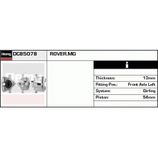 DC85078 DELCO REMY Тормозной суппорт