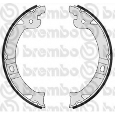 S 11 505 BREMBO Комплект тормозных колодок, стояночная тормозная с