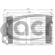 300288 ACR Конденсатор, кондиционер